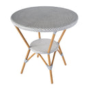 Tobias 30 in. W Outdoor Round Rattan and Metal Bistro Table by Butler Specialty Company