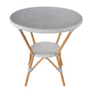 Tobias 30 in. W Outdoor Round Rattan and Metal Bistro Table by Butler Specialty Company