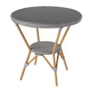 Tobias 30 in. W Outdoor Round Rattan and Metal Bistro Table by Butler Specialty Company