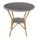 Tobias 30 in. W Outdoor Round Rattan and Metal Bistro Table by Butler Specialty Company