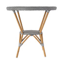 Tobias 30 in. W Outdoor Round Rattan and Metal Bistro Table by Butler Specialty Company