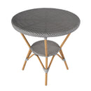 Tobias 30 in. W Outdoor Round Rattan and Metal Bistro Table by Butler Specialty Company