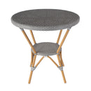 Tobias 30 in. W Outdoor Round Rattan and Metal Bistro Table by Butler Specialty Company