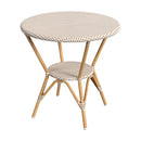 Tobias 30 in. W Outdoor Round Rattan and Metal Bistro Table by Butler Specialty Company