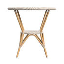 Tobias 30 in. W Outdoor Round Rattan and Metal Bistro Table by Butler Specialty Company