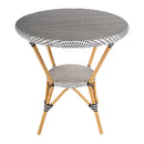 Tobias 30 in. W Outdoor Round Rattan and Metal Bistro Table by Butler Specialty Company
