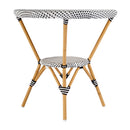 Tobias 30 in. W Outdoor Round Rattan and Metal Bistro Table by Butler Specialty Company