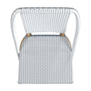 Tobias 18.5 in. Seat Height Outdoor Rattan and Metal  Dining Side Chair by Butler Specialty Company