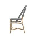 Tobias 18.5 in. Seat Height Outdoor Rattan and Metal  Dining Side Chair by Butler Specialty Company