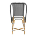 Tobias 18.5 in. Seat Height Outdoor Rattan and Metal  Dining Side Chair by Butler Specialty Company