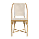 Tobias 18.5 in. Seat Height Outdoor Rattan and Metal  Dining Side Chair by Butler Specialty Company