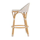 Tobias 24.5 in. Seat Height Outdoor Rattan and Metal Low Back Counter Stool by Butler Specialty Company