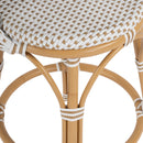 Tobias 24.5 in. Seat Height Outdoor Rattan and Metal Low Back Counter Stool by Butler Specialty Company