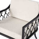 Southport Outdoor 26 in. W Iron Upholstered Lounge Chair by Butler Specialty Company