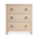 Bar Harbor 25 in. W Rectangular Raffia 3 Drawer Nightstand by Butler Specialty Company