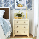 Bar Harbor 25 in. W Rectangular Raffia 3 Drawer Nightstand by Butler Specialty Company
