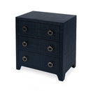 Bar Harbor 25 in. W Rectangular Raffia 3 Drawer Nightstand by Butler Specialty Company