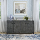 Bar Harbor 70 in. W Rectangular Raffia 4 Door Sideboard by Butler Specialty Company