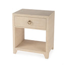 Bar Harbor 24 in. W Rectangular Raffia 1 Drawer Nightstand with Lower Open Shelf by Butler Specialty Company