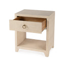 Bar Harbor 24 in. W Rectangular Raffia 1 Drawer Nightstand with Lower Open Shelf by Butler Specialty Company