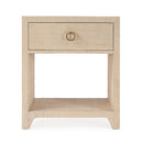 Bar Harbor 24 in. W Rectangular Raffia 1 Drawer Nightstand with Lower Open Shelf by Butler Specialty Company