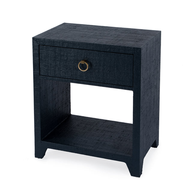 Bar Harbor 24 in. W Rectangular Raffia 1 Drawer Nightstand with Lower Open Shelf by Butler Specialty Company