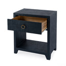 Bar Harbor 24 in. W Rectangular Raffia 1 Drawer Nightstand with Lower Open Shelf by Butler Specialty Company