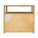 Lark 28 in. W Rectangular Wood 2 Drawer Wide Nightstand with Open Shelf by Butler Specialty Company
