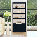 Lark 32 in. W x 72 in. H Wood 4 Tier Etagere Bookcase by Butler Specialty Company