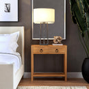 Lark 30 in W Rectangular Wood 1Drawer Nightstand with Lower Open Shelf by Butler Specialty Company