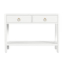 Lark 44 in. W Rectangular Wood 2 Drawer Console Table with Lower Open Shelf by Butler Specialty Company