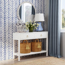 Lark 44 in. W Rectangular Wood 2 Drawer Console Table with Lower Open Shelf by Butler Specialty Company