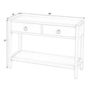 Lark 44 in. W Rectangular Wood 2 Drawer Console Table with Lower Open Shelf by Butler Specialty Company