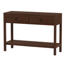 Lark 44 in. W Rectangular Wood 2 Drawer Console Table with Lower Open Shelf by Butler Specialty Company