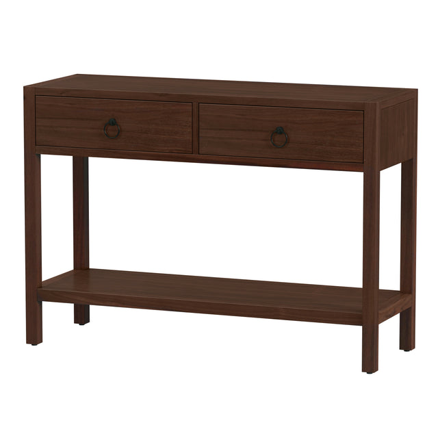 Lark 44 in. W Rectangular Wood 2 Drawer Console Table with Lower Open Shelf by Butler Specialty Company