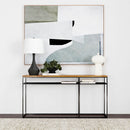 Sutton 63 in. W Rectangular Wood and Iron Console Table Open Shelf by Butler Specialty Company