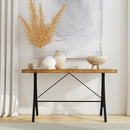 Croyden 56 in. W Rectangular Wood and Iron Trestle Console Table by Butler Specialty Company