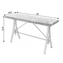 Croyden 56 in. W Rectangular Wood and Iron Trestle Console Table by Butler Specialty Company