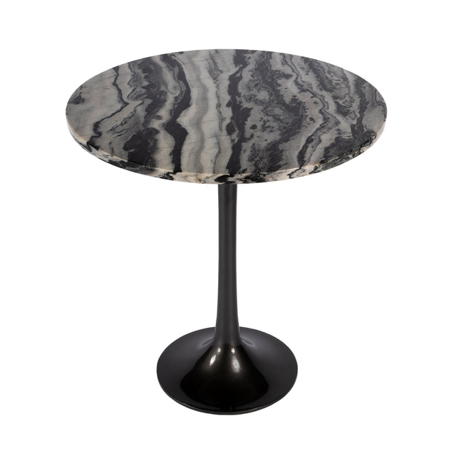 Paxton 23.5 in. W Round Marble and Metal Side Table by Butler Specialty Company