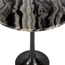 Paxton 23.5 in. W Round Marble and Metal Side Table by Butler Specialty Company