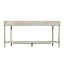 Danielle 65 in. W Rectangular Wood 2 Drawer Console Table with Lower Open Shelf by Butler Specialty Company