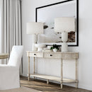 Danielle 65 in. W Rectangular Wood 2 Drawer Console Table with Lower Open Shelf by Butler Specialty Company