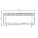 Danielle 65 in. W Rectangular Wood 2 Drawer Console Table with Lower Open Shelf by Butler Specialty Company