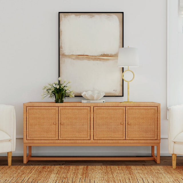 Captiva 76 in. W Rectangular Rattan 4 Door Sideboard by Butler Specialty Company