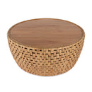 Captiva 42 in. W Round Rattan Drum Coffee Table by Butler Specialty Company