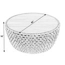 Captiva 42 in. W Round Rattan Drum Coffee Table by Butler Specialty Company