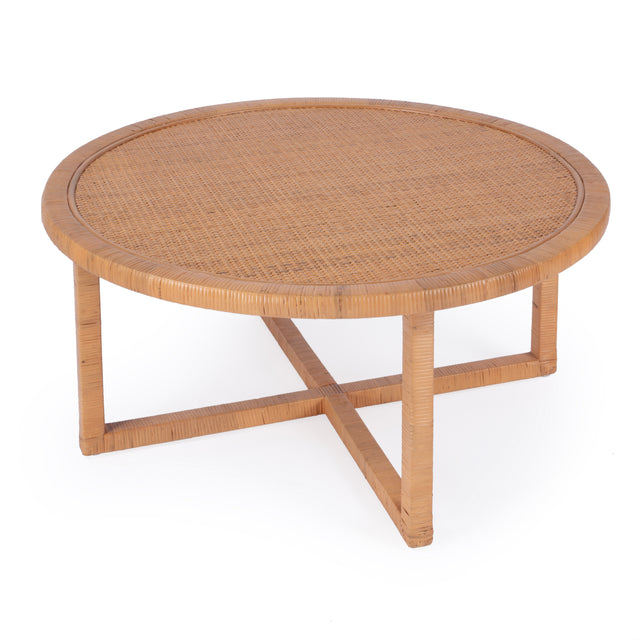 Captiva 39 in. W Round Rattan Coffee Table by Butler Specialty Company