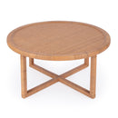 Captiva 39 in. W Round Rattan Coffee Table by Butler Specialty Company