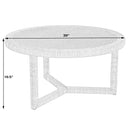 Captiva 39 in. W Round Rattan Coffee Table by Butler Specialty Company