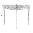 Ingrid 36 in. W Demilune Wood Traditional Burl Console Table by Butler Specialty Company
